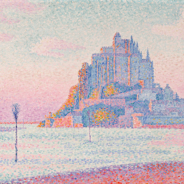 Mont Saint-Michel, Setting Sun. Paul Signac